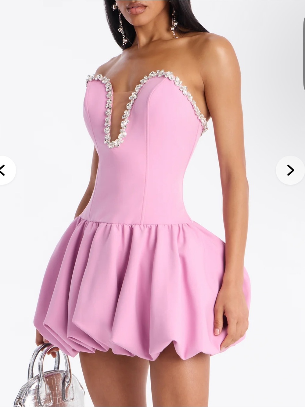 Fashion nova pink dress xs